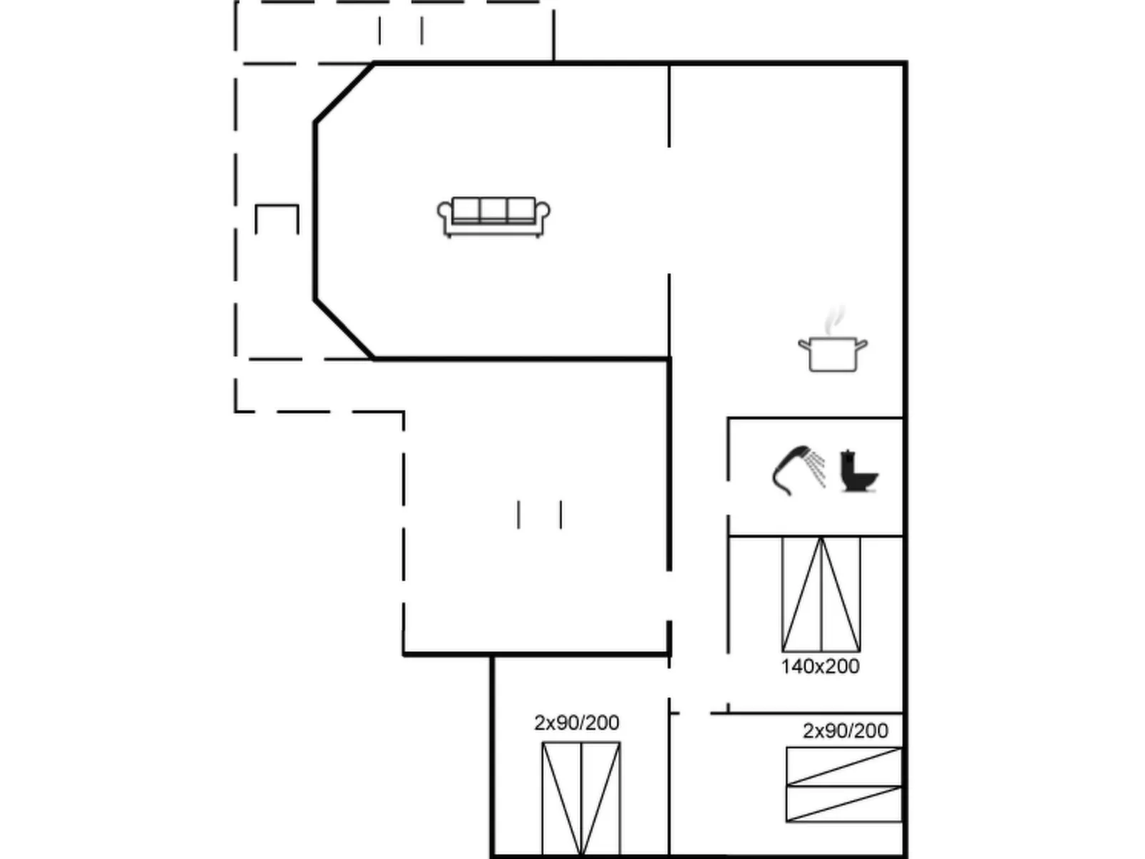 "Gudni" - 250m from the sea-Inside