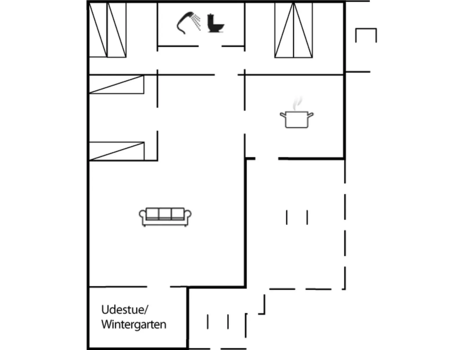 "Dane" - 500m from the sea-Inside