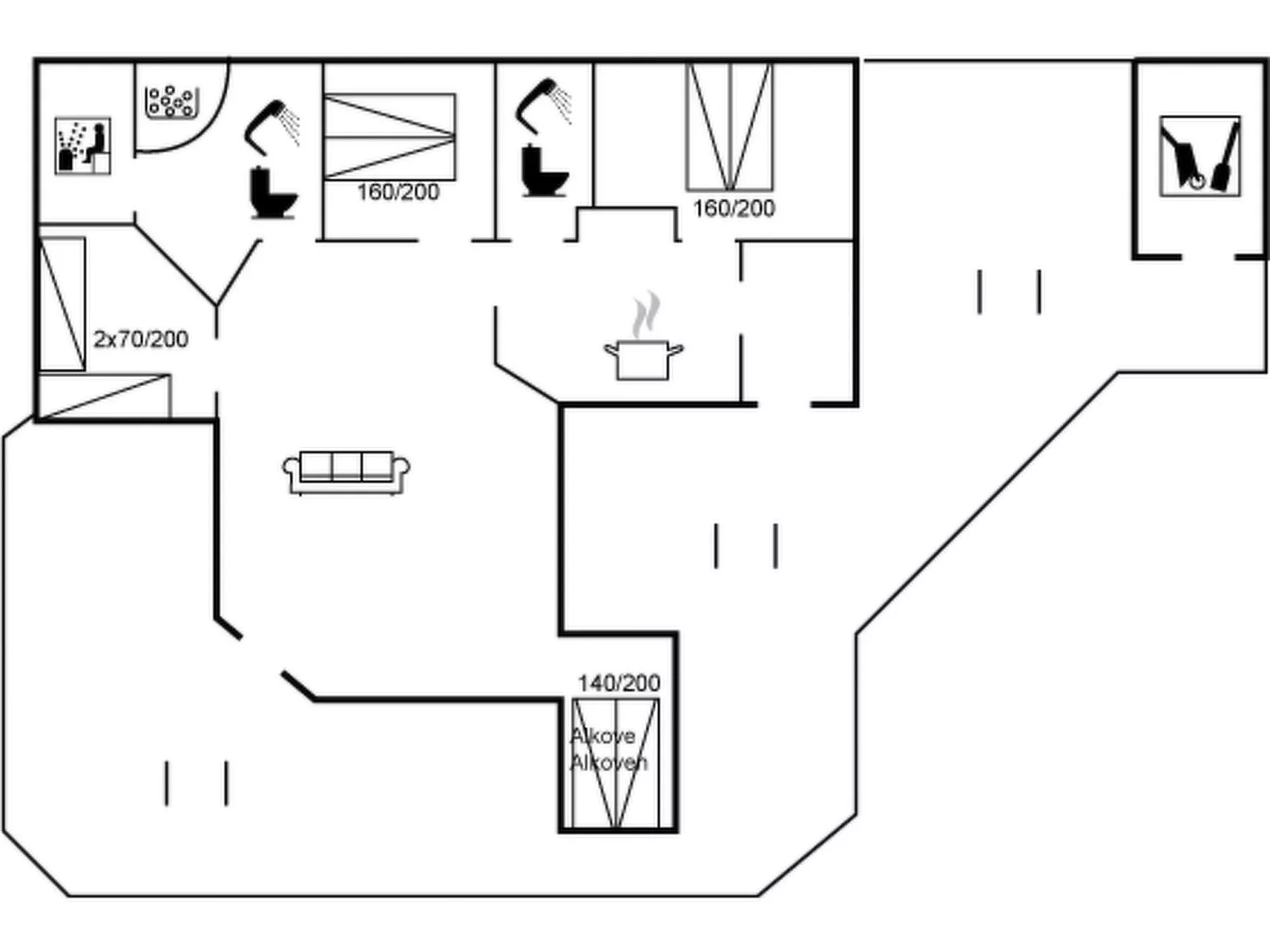 "Domna" - 800m from the sea-Inside