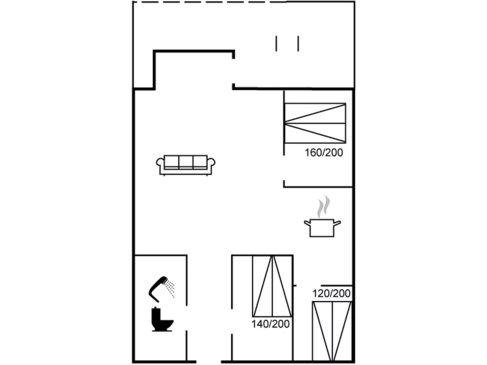"Clemence" - 900m from the sea-Inside