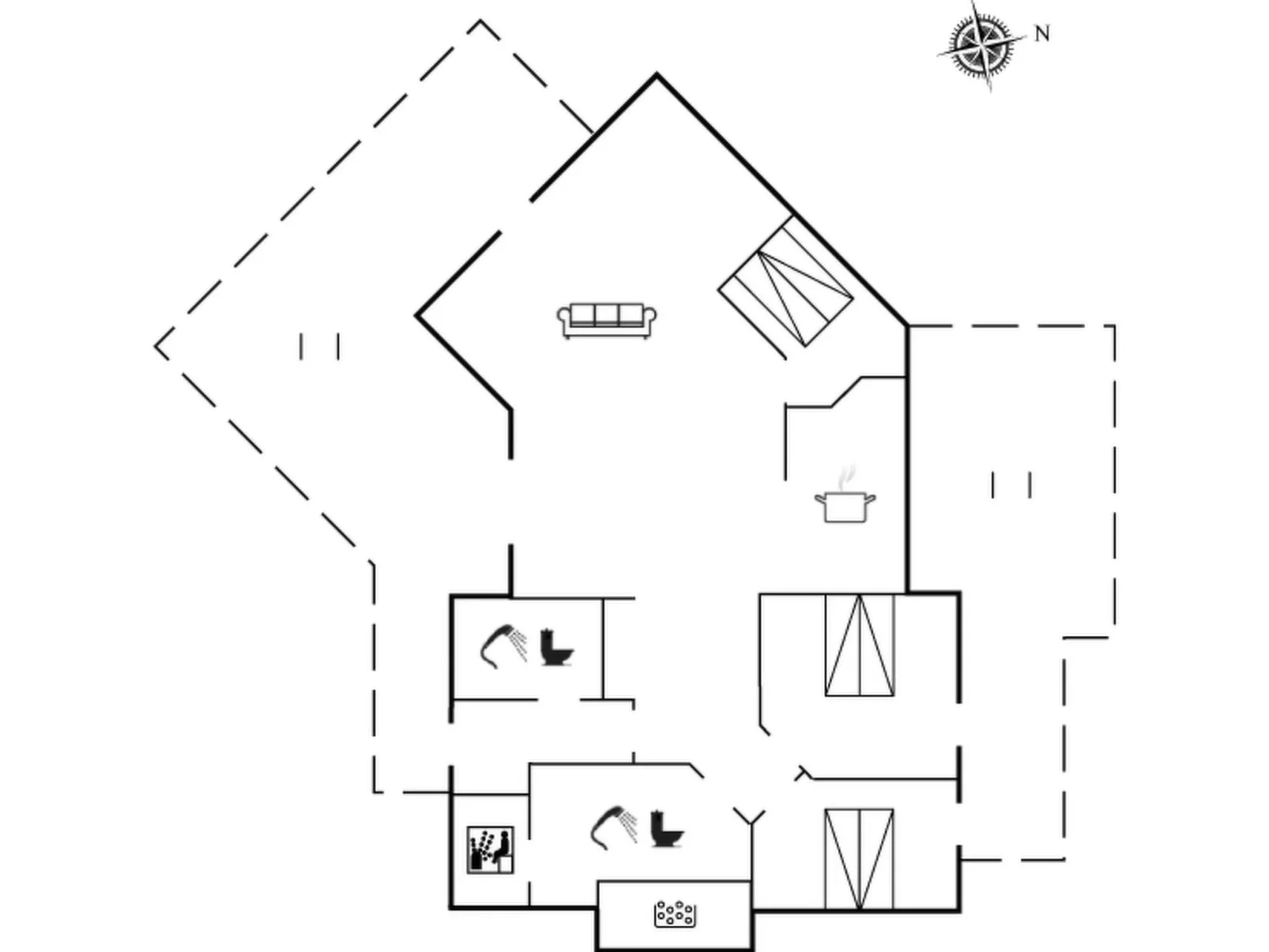 "Thormar" - 1.5km from the sea-Inside