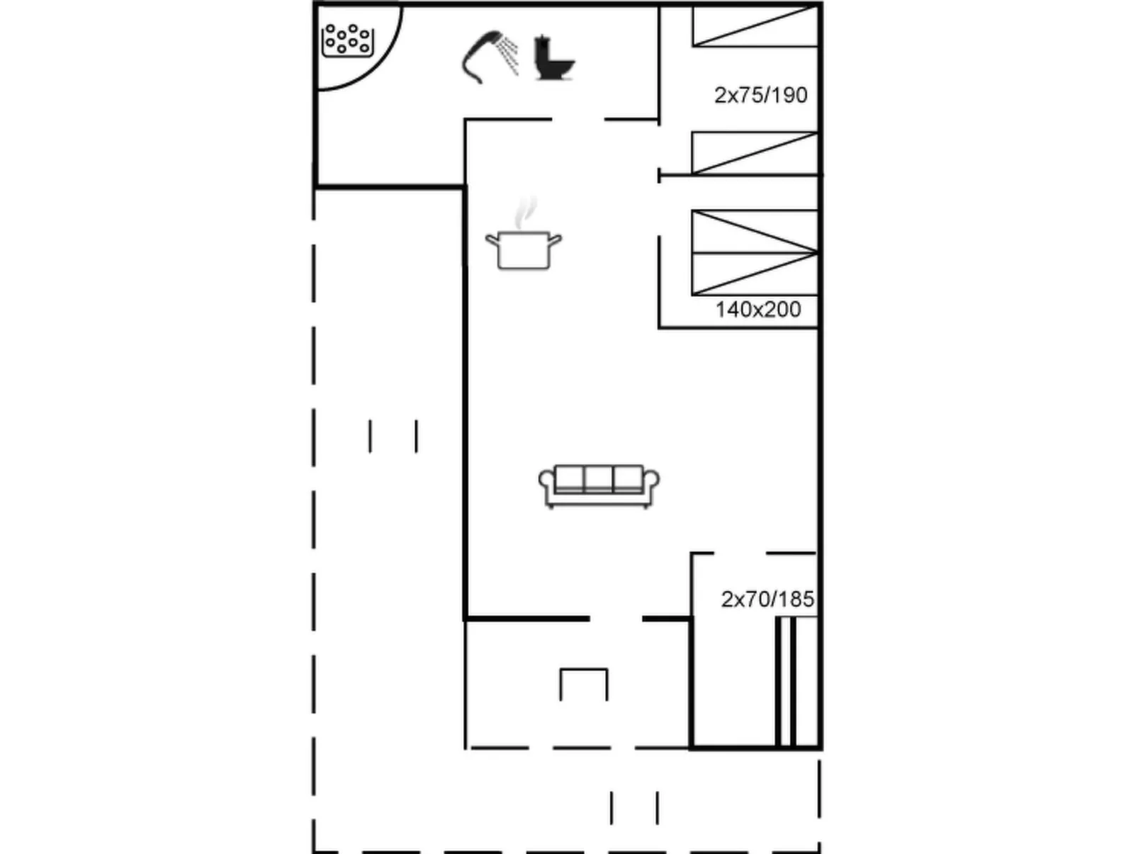 "Adelbert" - 400m from the sea-Inside