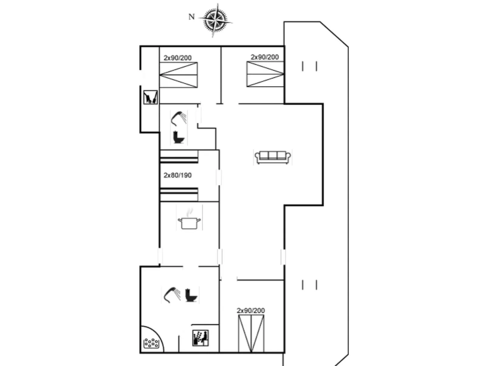 "Gottfreda" - 330m to the inlet-Inside