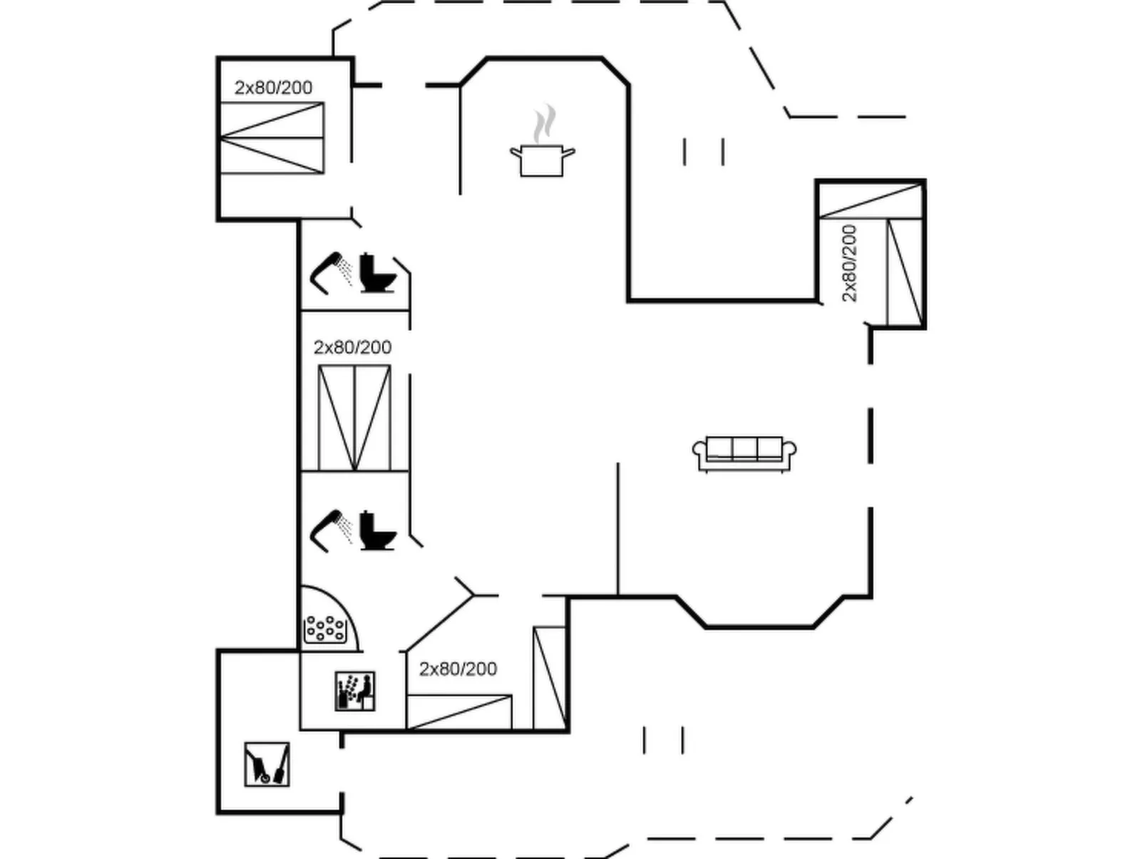 "Stryd" - 150m from the sea-Inside