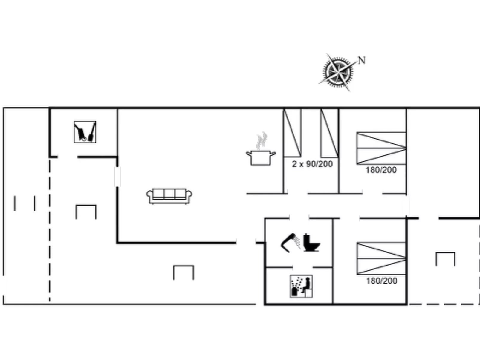 "Igilfar" - 700m from the sea-Inside