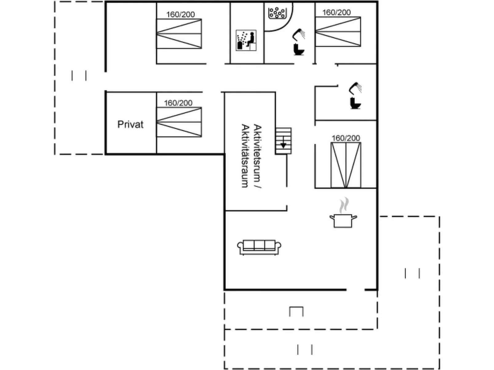 "Delan" - 1.3km from the sea-Inside
