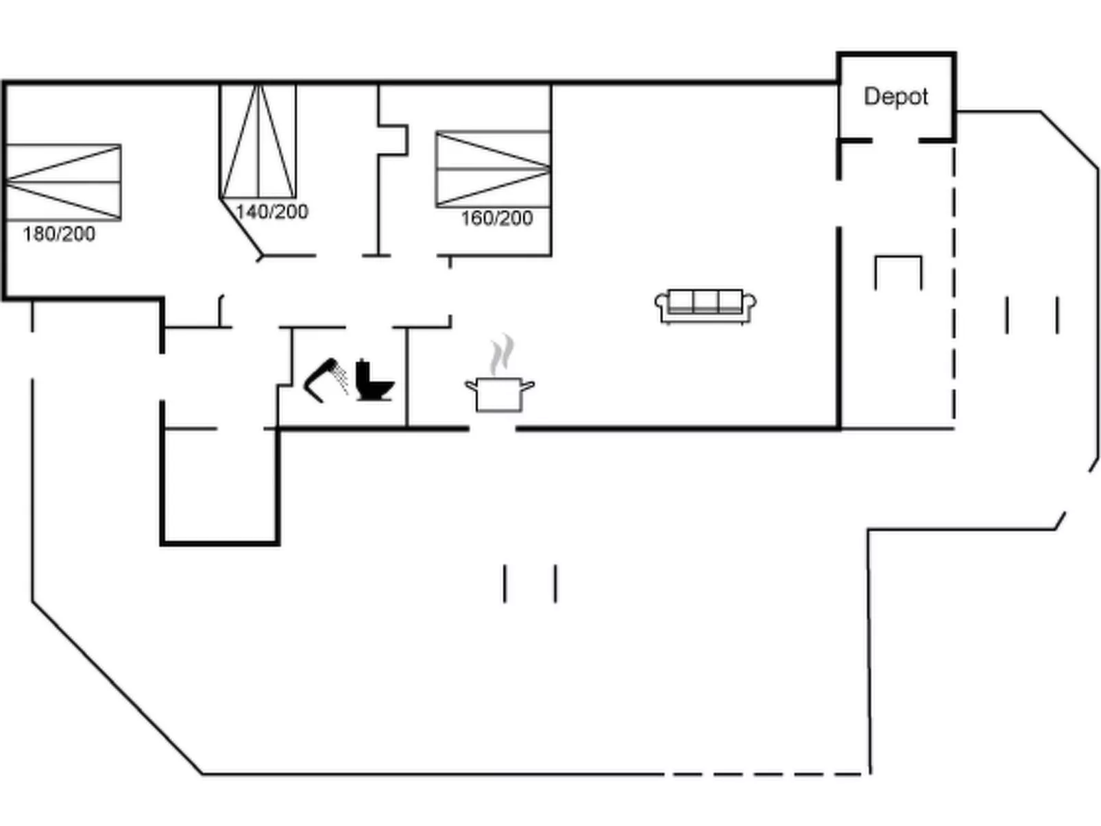 "Snioulf" - 1km from the sea-Inside
