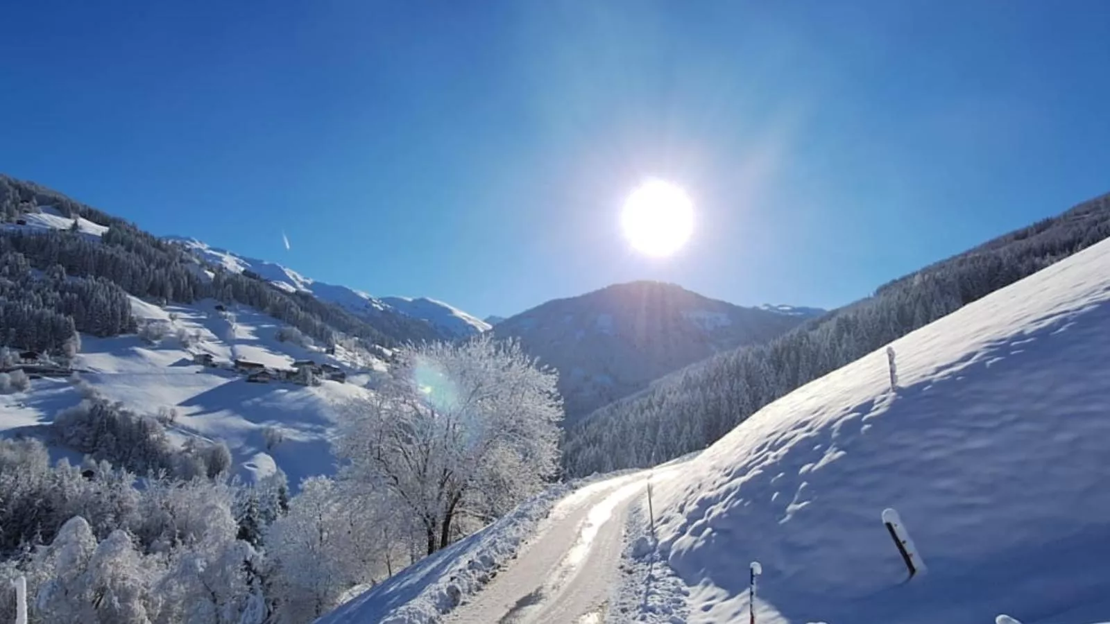 Zuhäusel-Area winter 1km