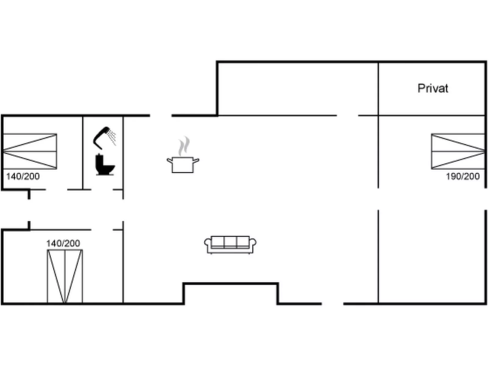 "Katri" - 400m from the sea-Inside
