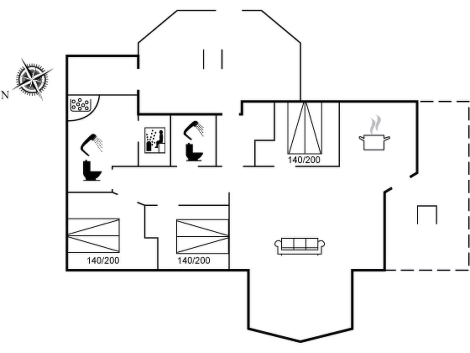 "Tjarko" - 150m from the sea-Inside