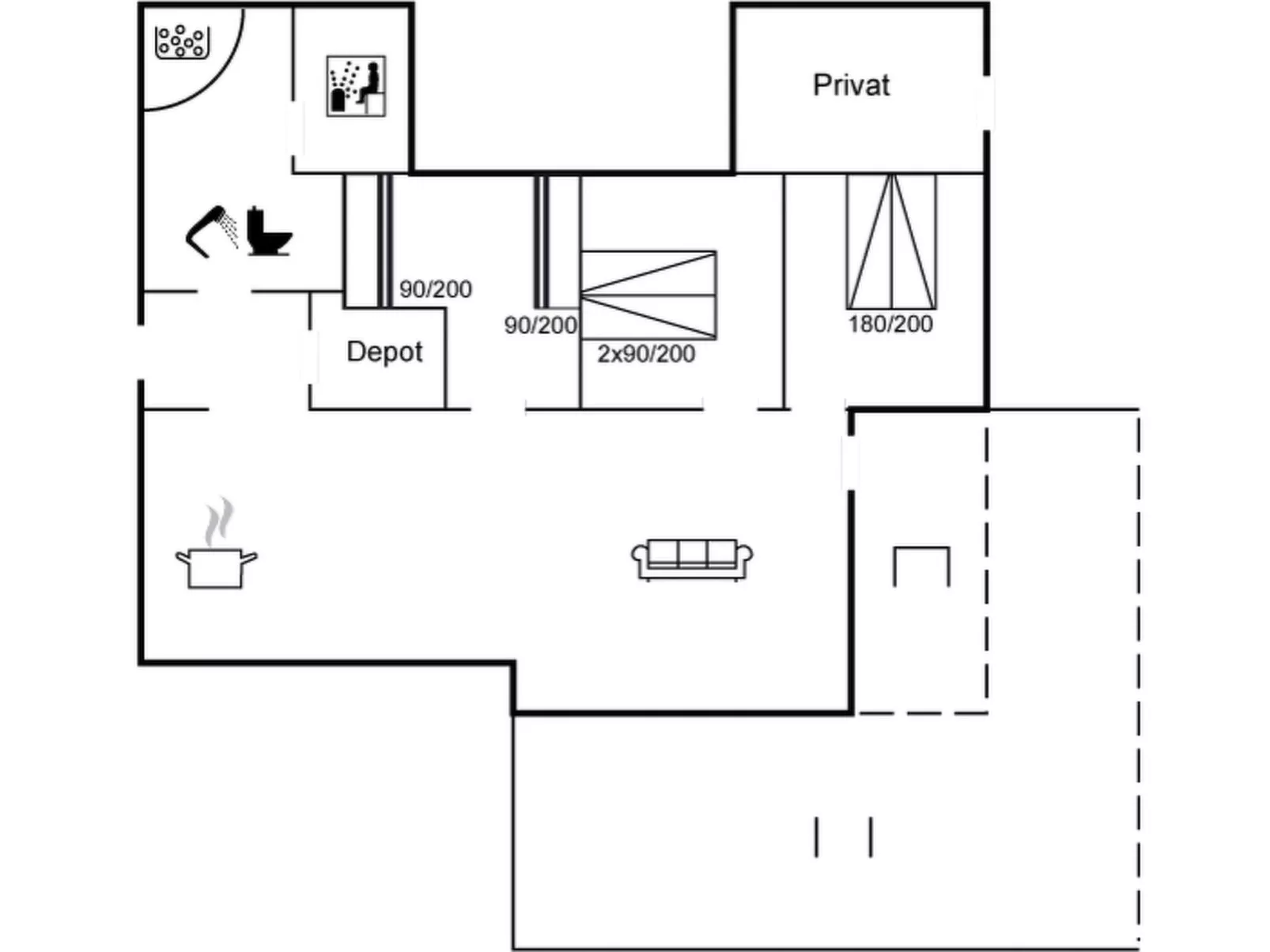 "Auvo" - 600m from the sea-Inside