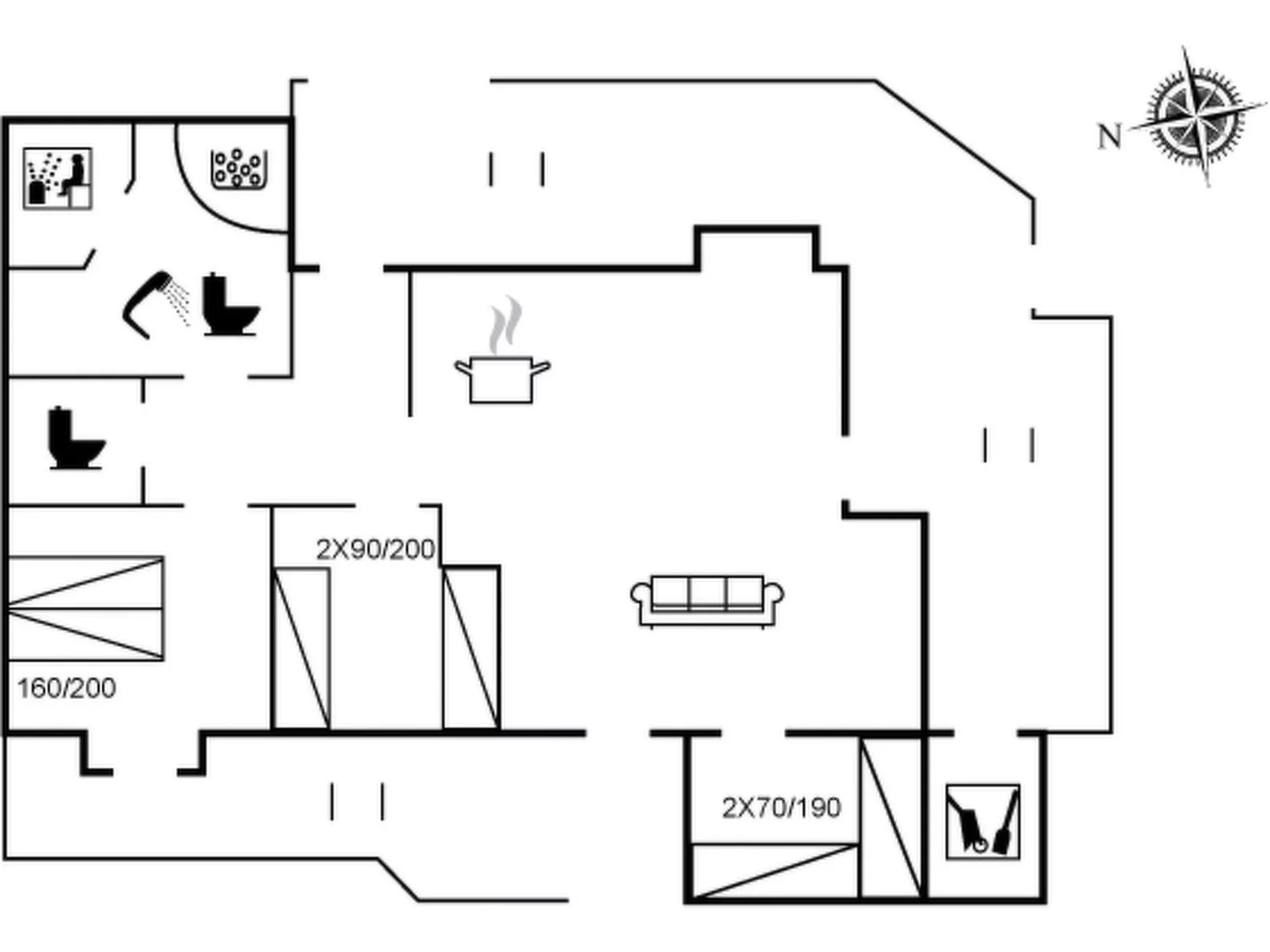 "Arkil" - 300m from the sea-Inside
