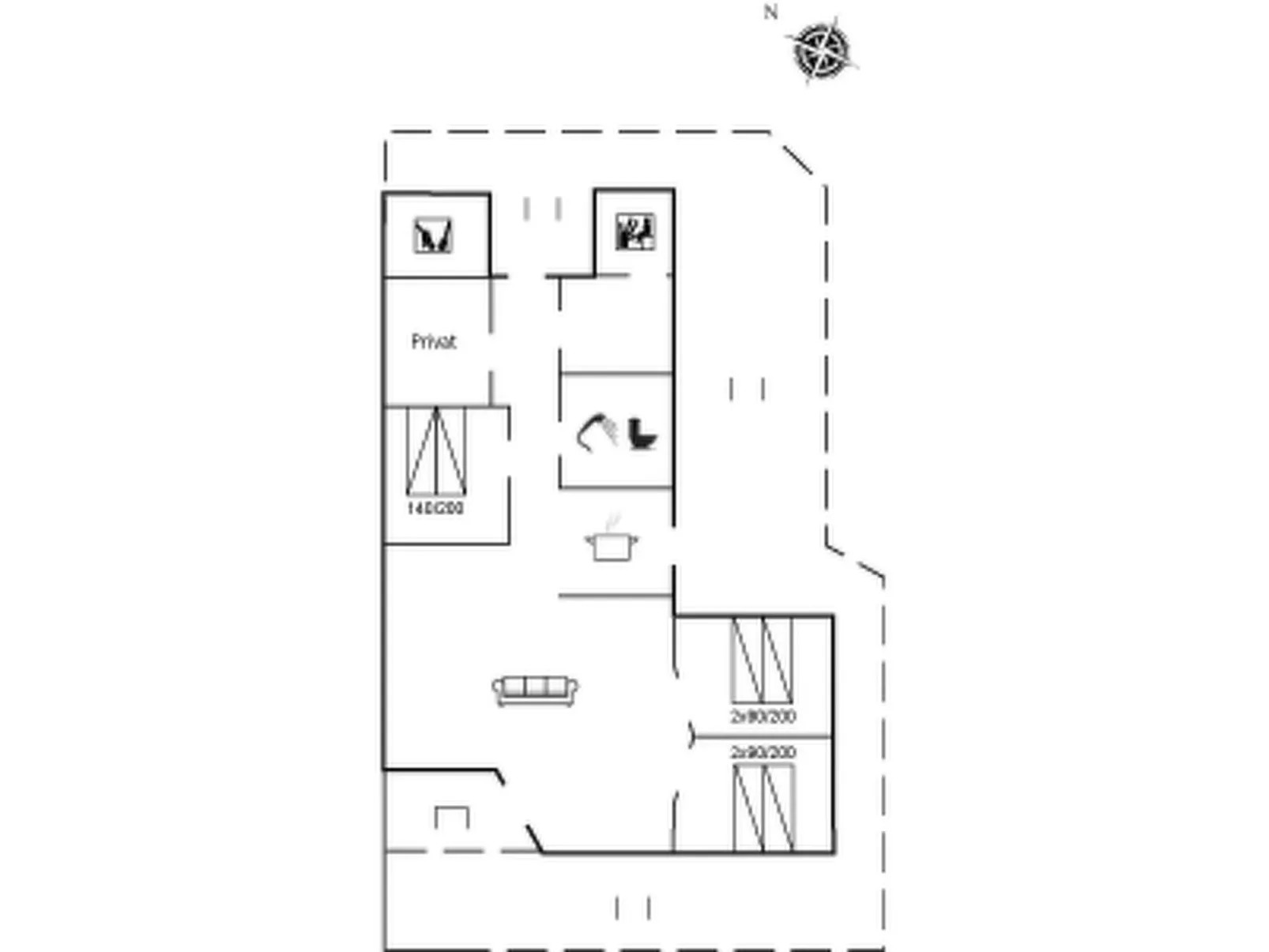 "Drifa" - 600m from the sea-Inside