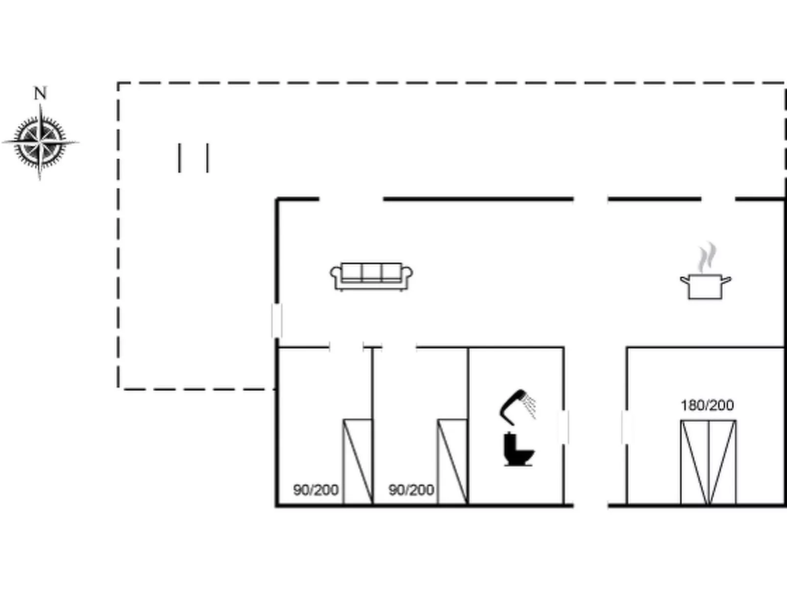 "Thiodver" - 250m from the sea-Inside