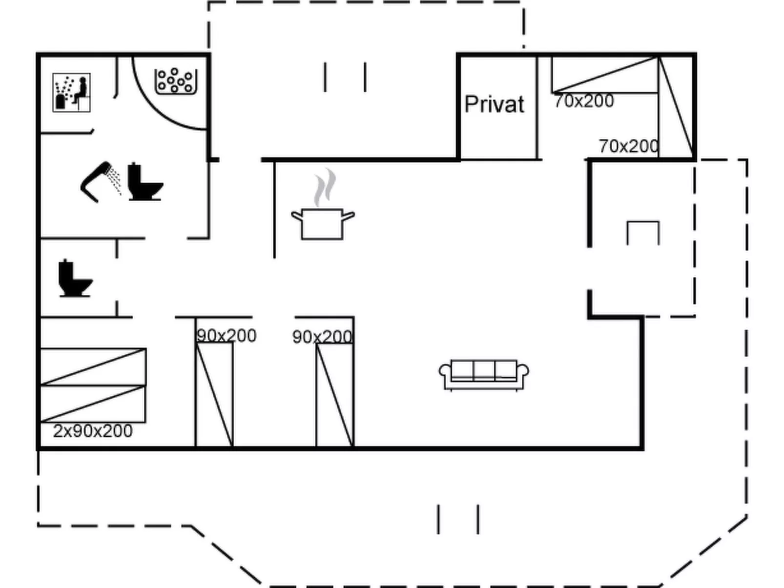 "Emi" - 250m from the sea-Inside