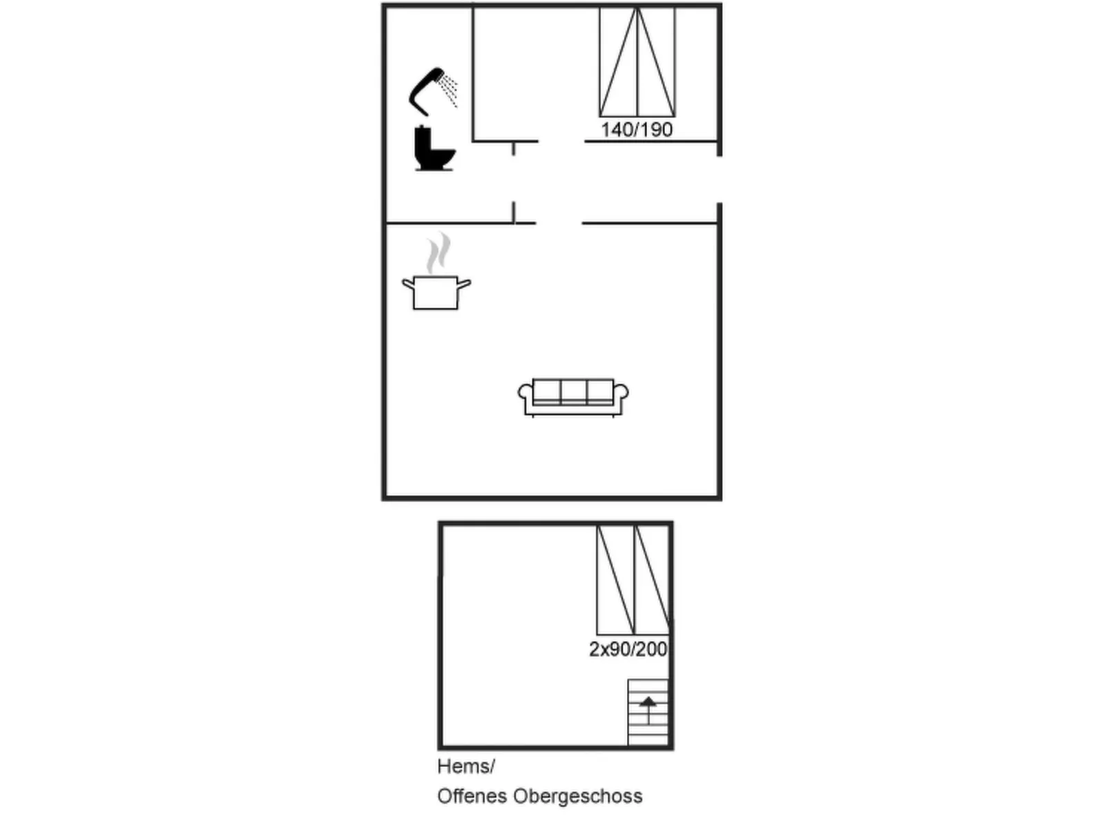 "Tomte" - 70m from the sea-Inside