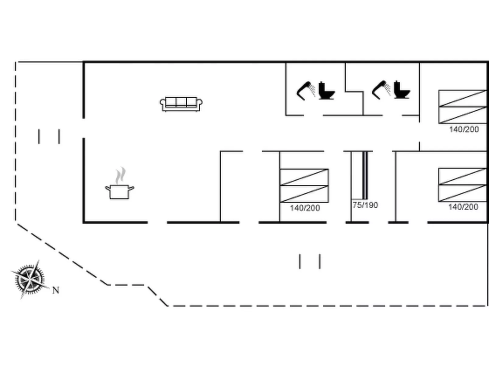 "Marthine" - 200m from the sea-Inside