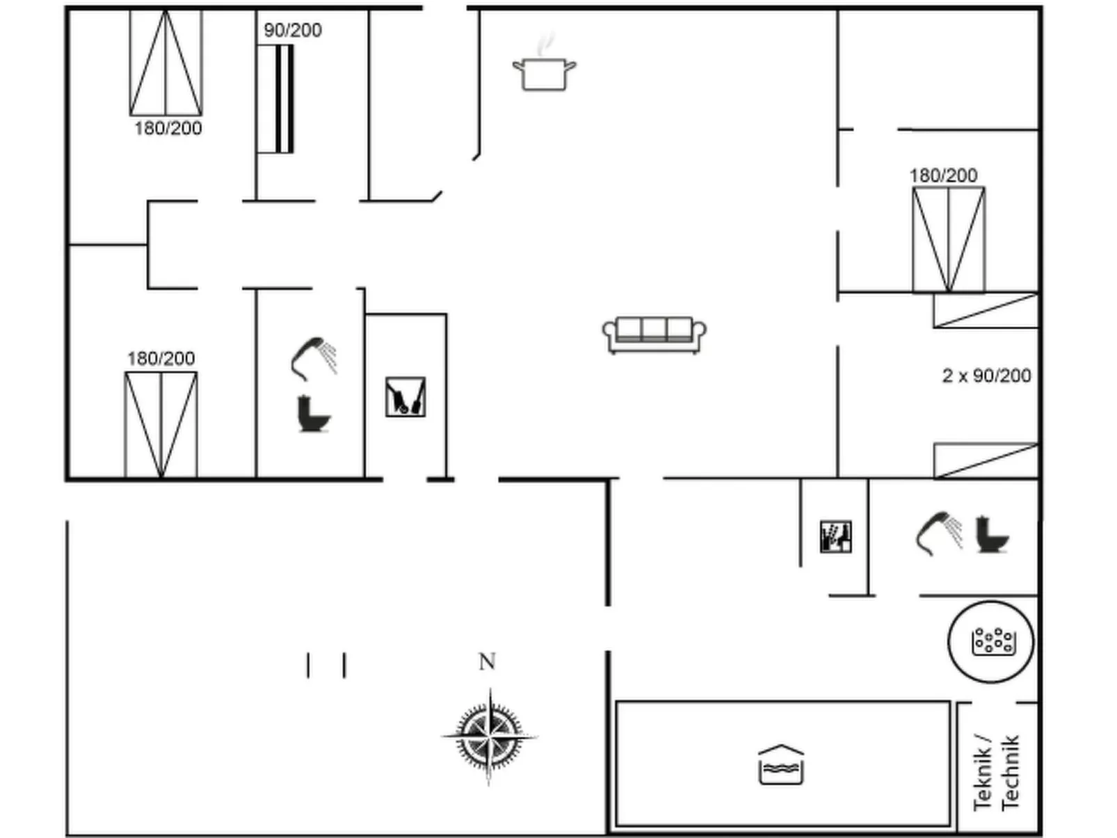 "Erra" - 250m from the sea-Inside