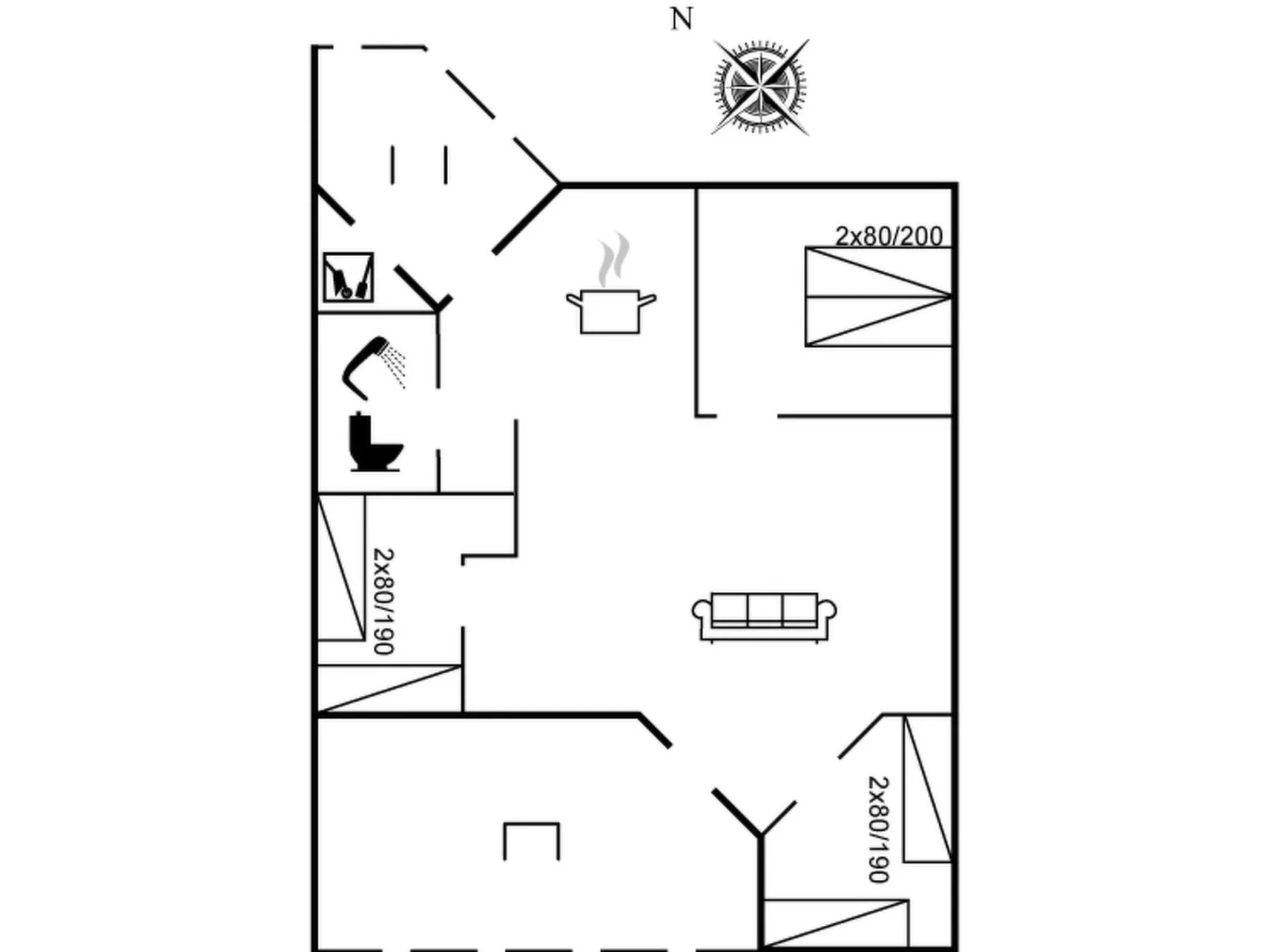"Eeva" - 500m from the sea-Inside