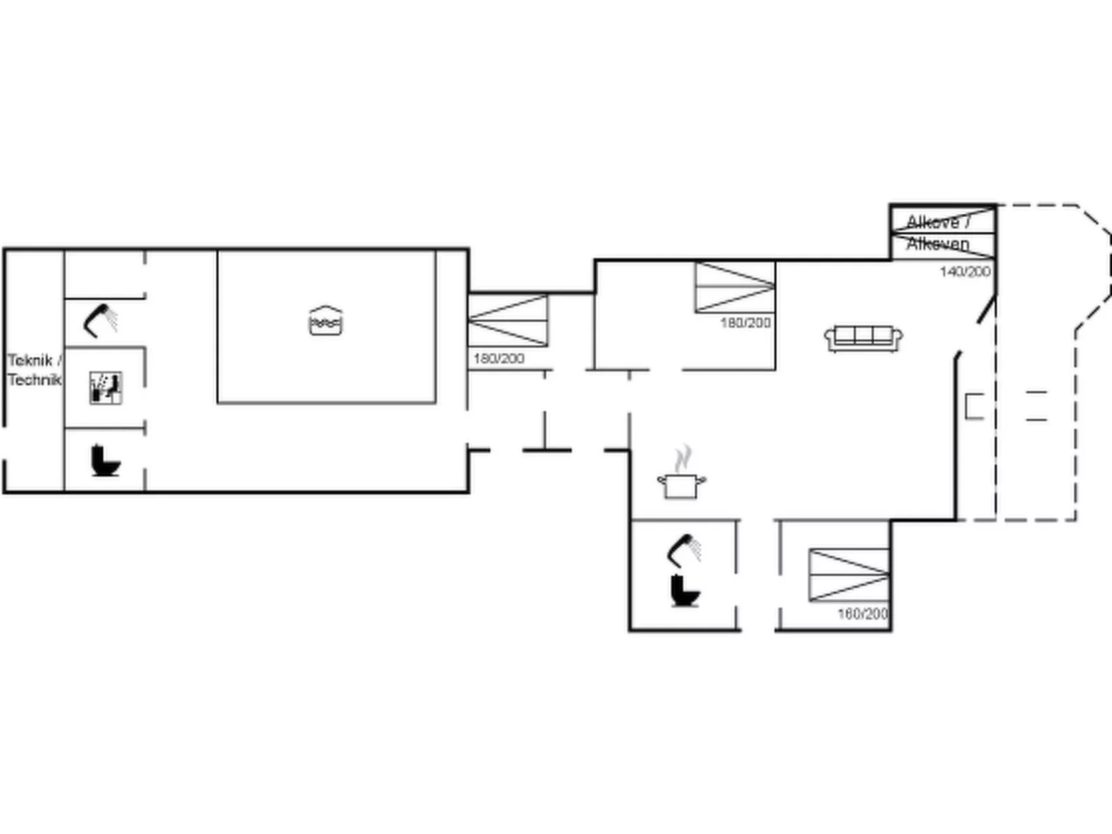 "Ruut" - 200m from the sea-Inside