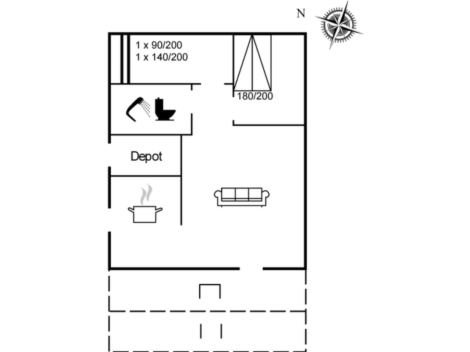 "Davida" - 400m from the sea-Inside