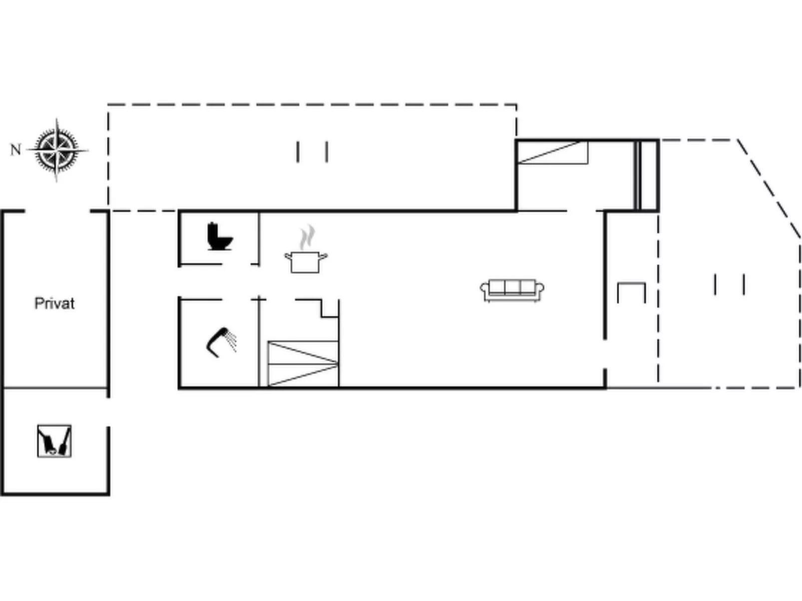 "Soley" - 1km from the sea-Inside