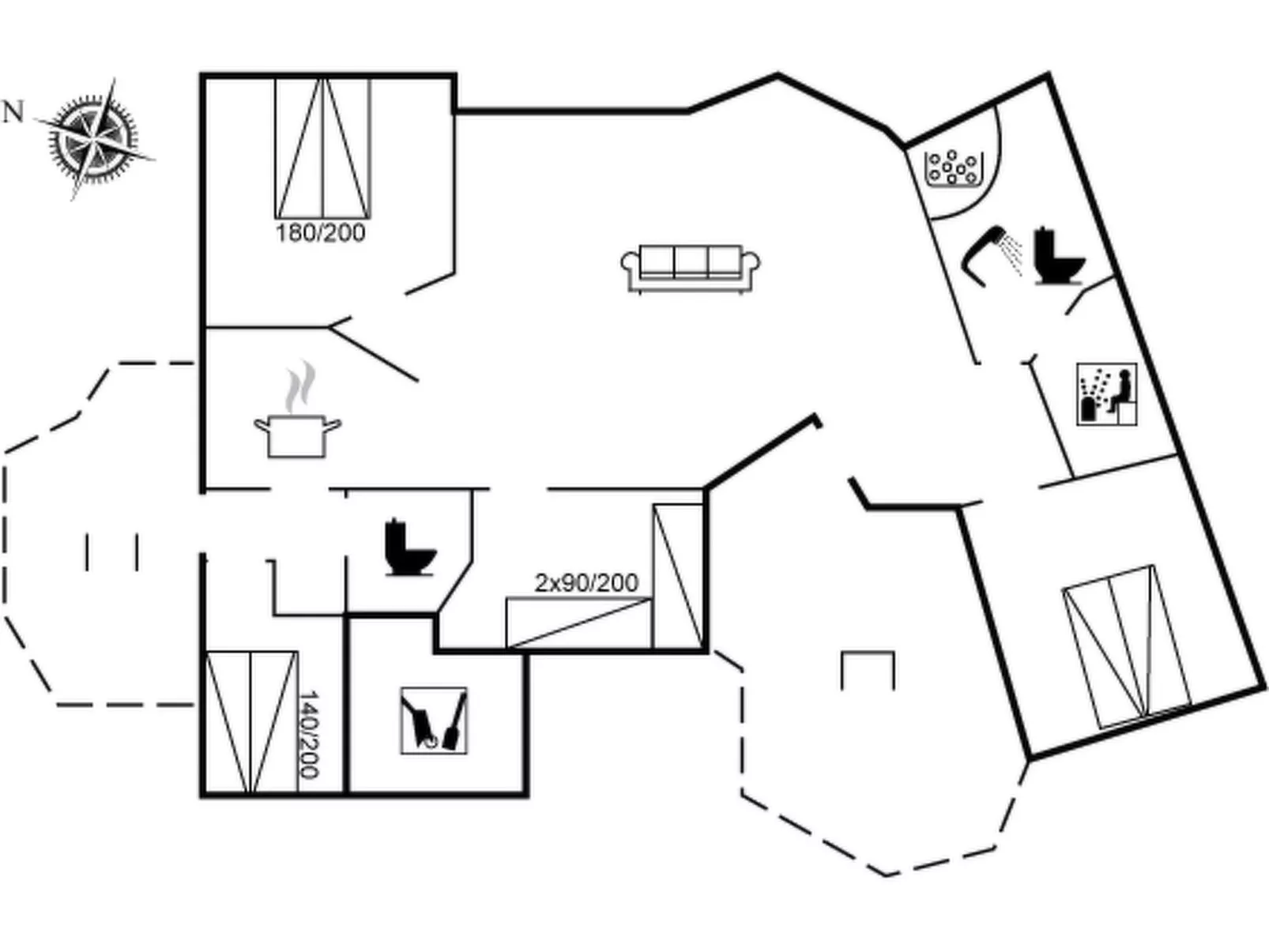 "Selver" - 250m from the sea-Inside