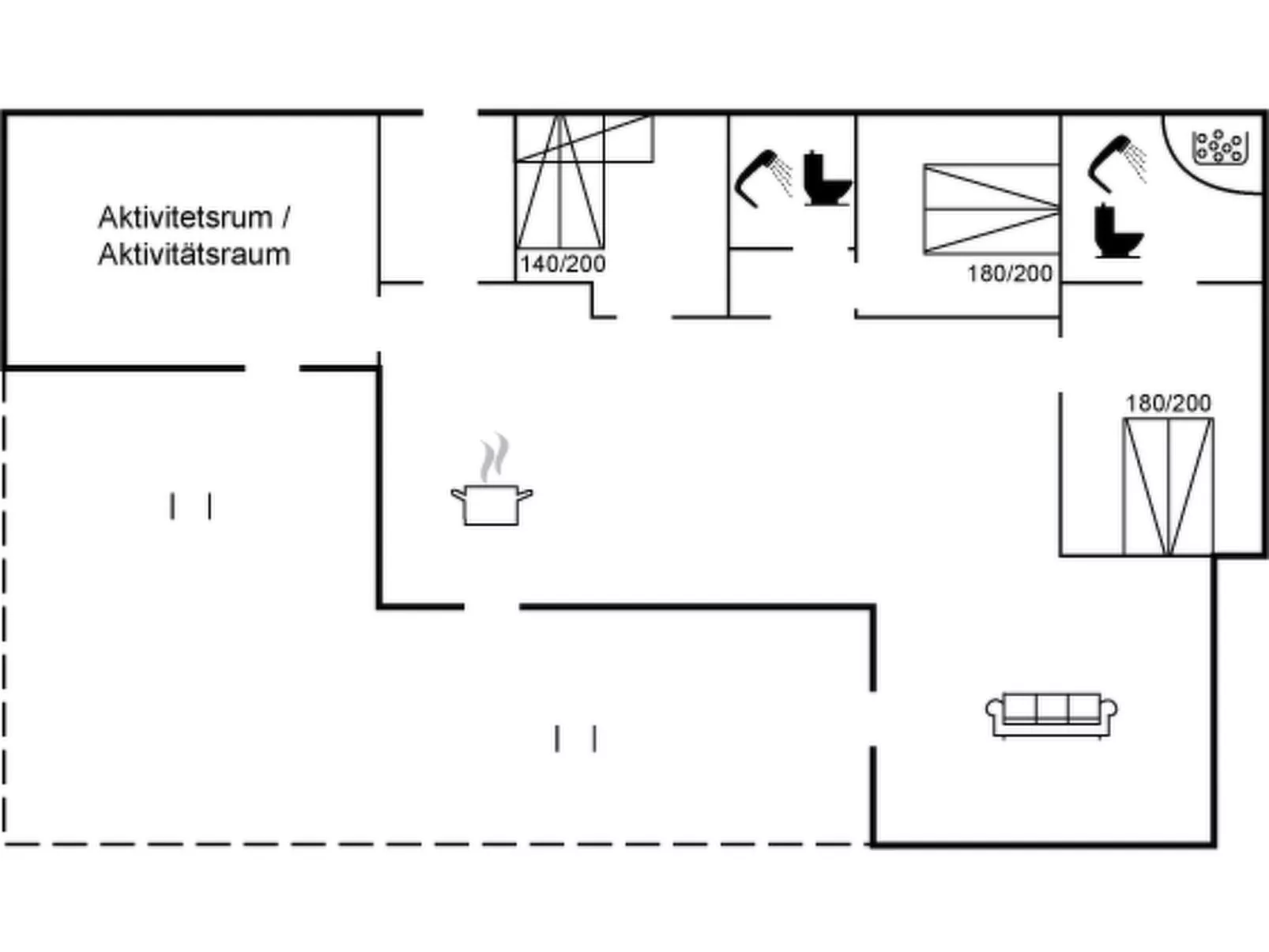 "Cate" - 150m from the sea-Inside