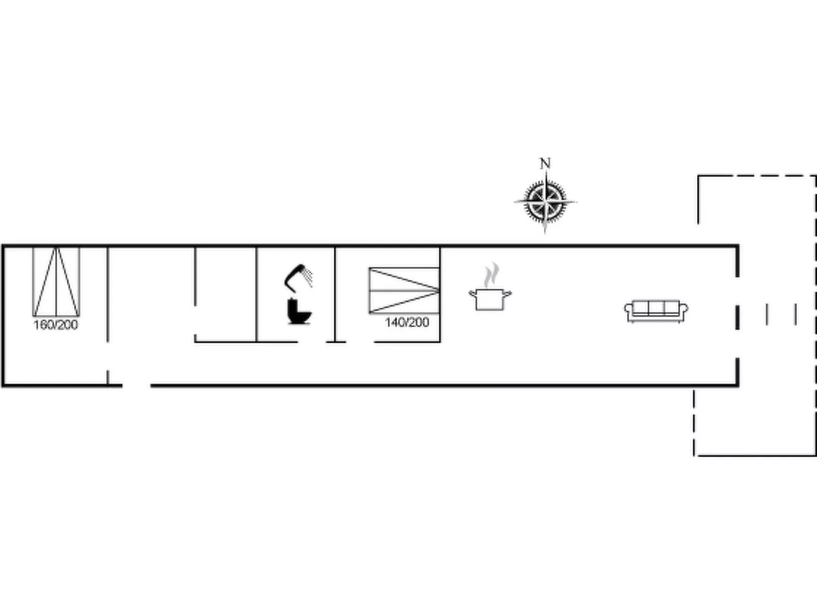 "Angelita" - 80m to the inlet-Inside