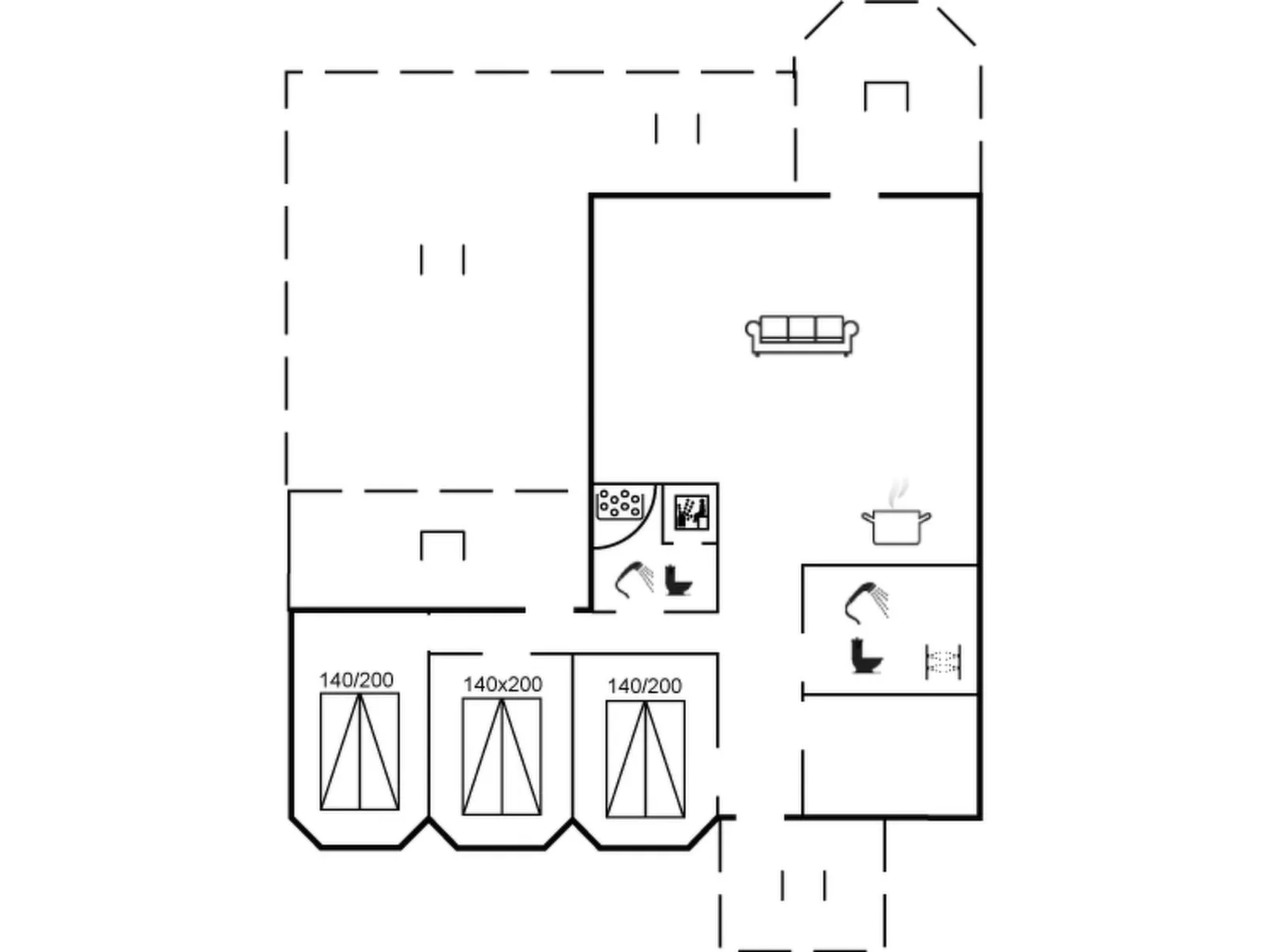 "Ørger" - 400m to the inlet-Inside