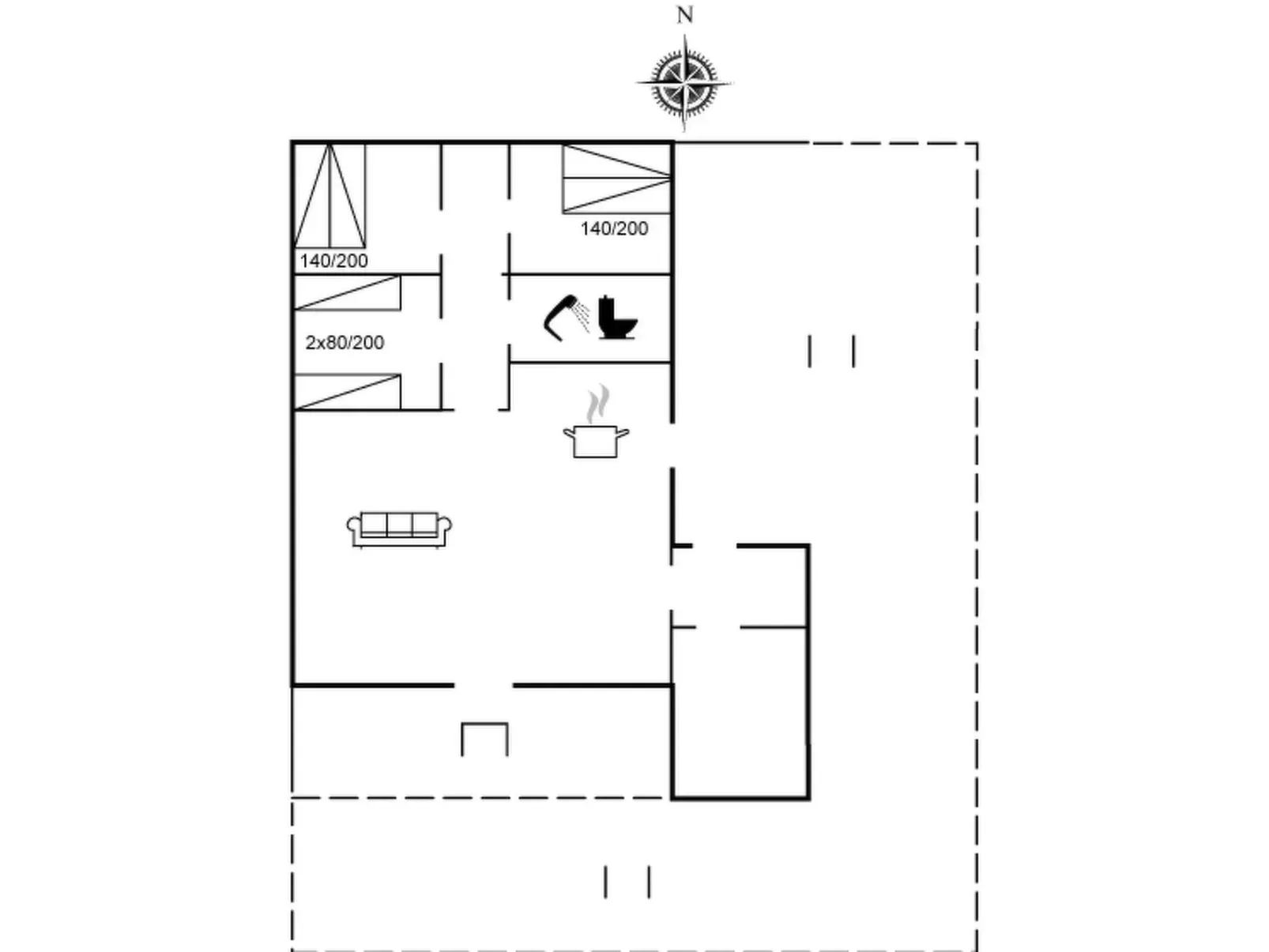 "Pia" - 250m to the inlet-Inside