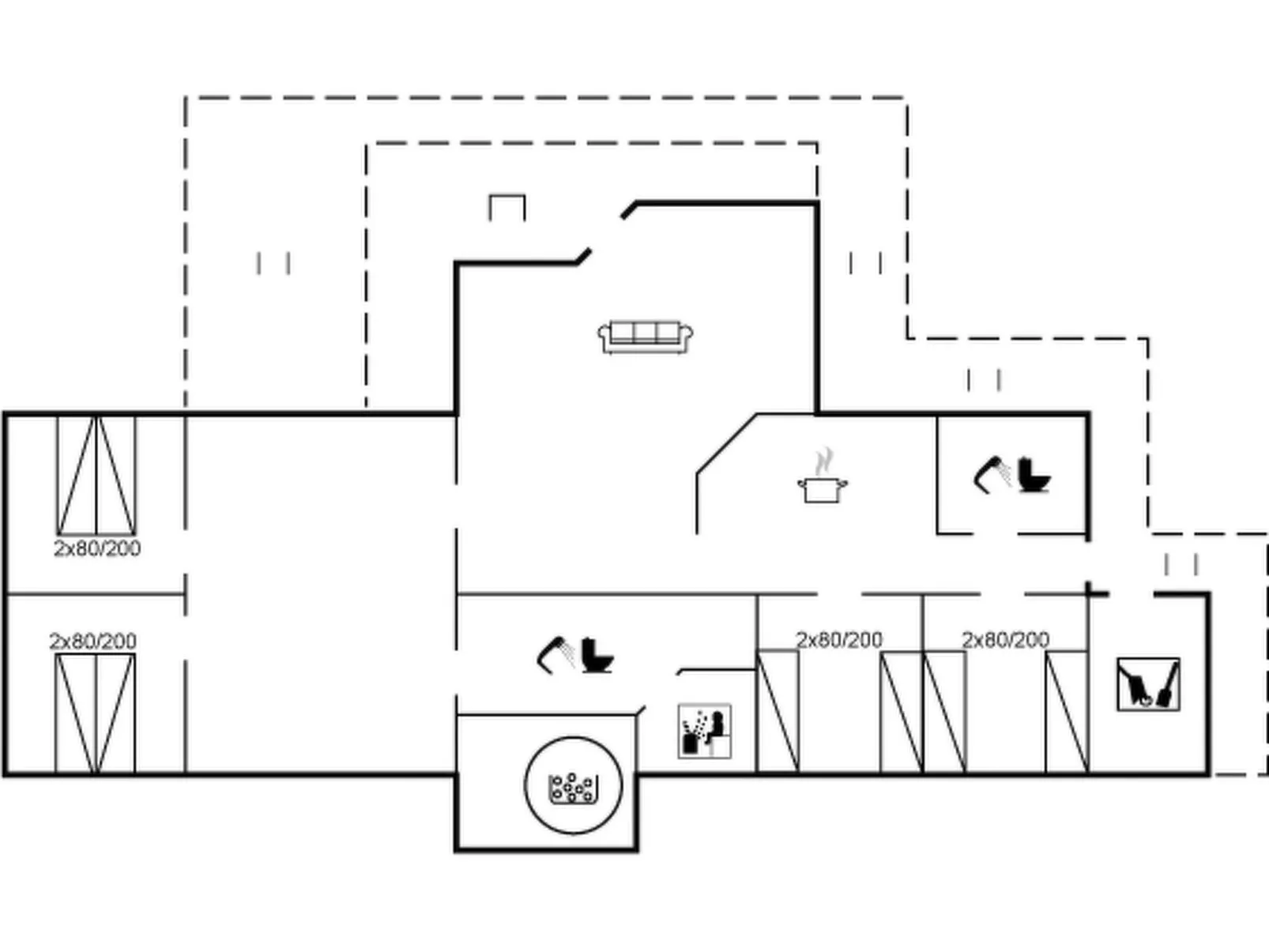 "Alhed" - 650m from the sea-Inside