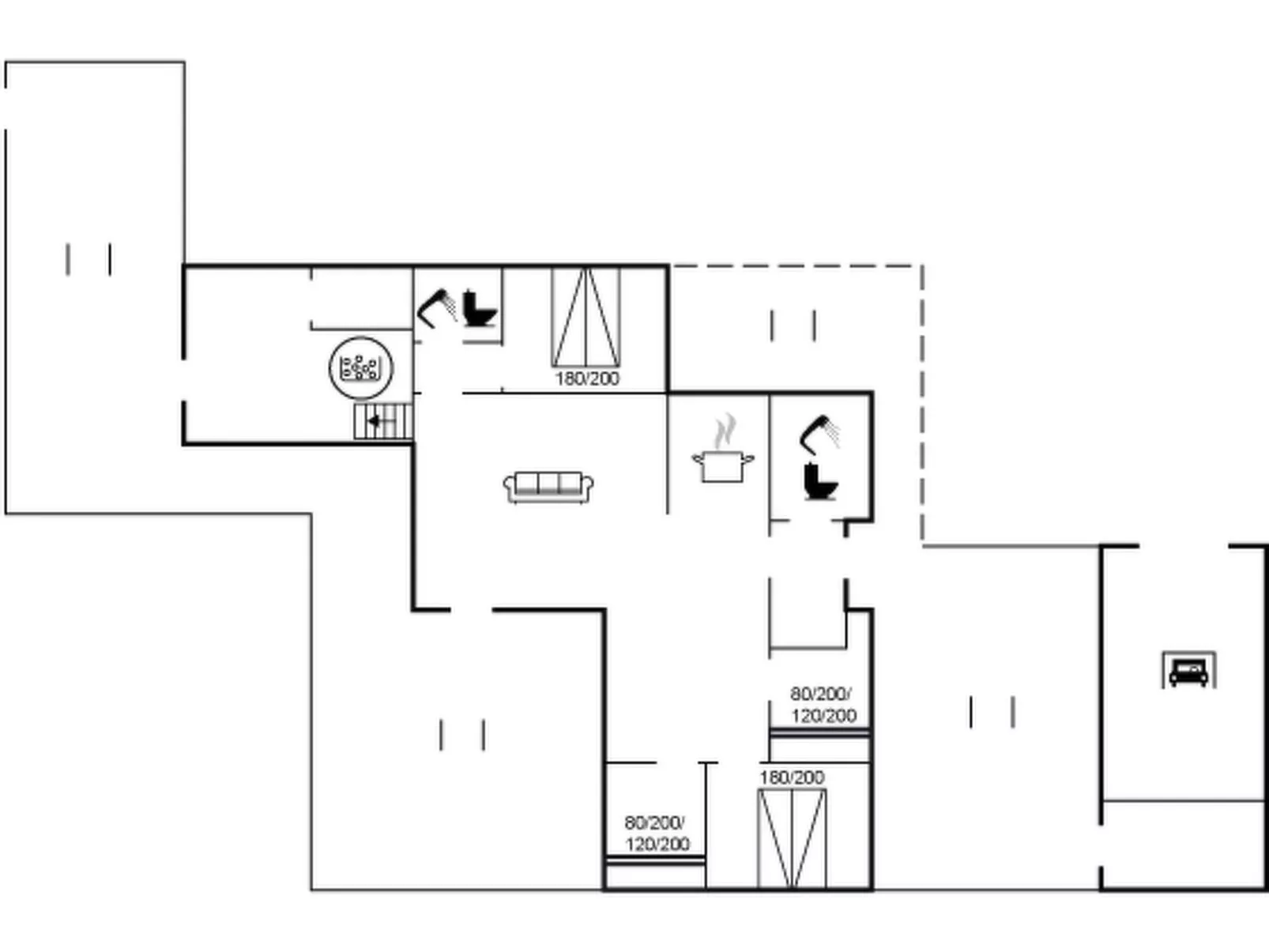 "Rutha" - 45m from the sea-Inside