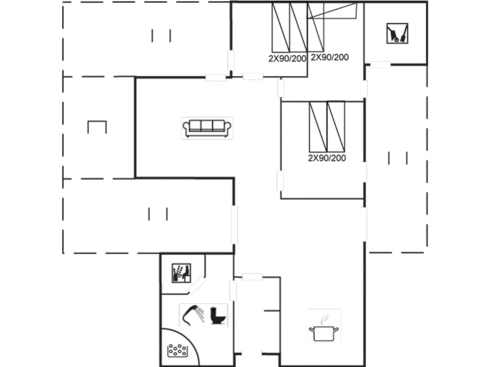 "Josten" - 500m from the sea-Inside