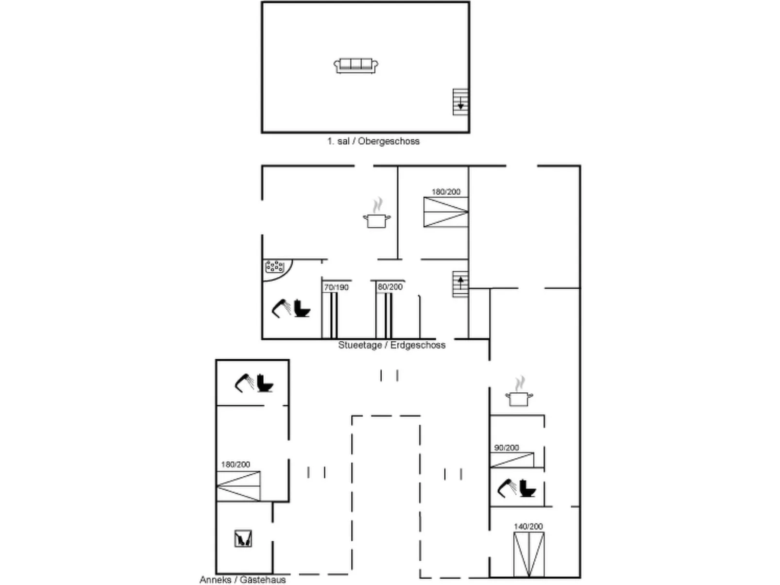 "Edin" - 100m from the sea-Inside