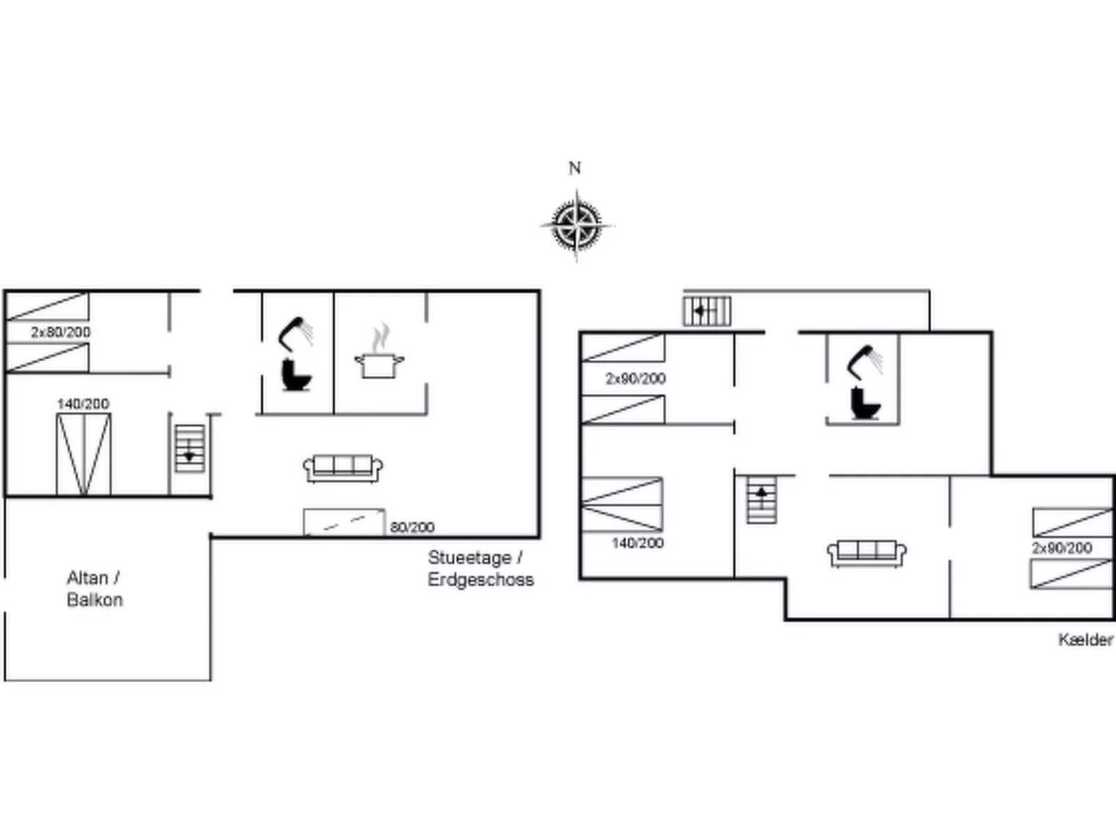 "Gisella" - 1.2km from the sea-Inside