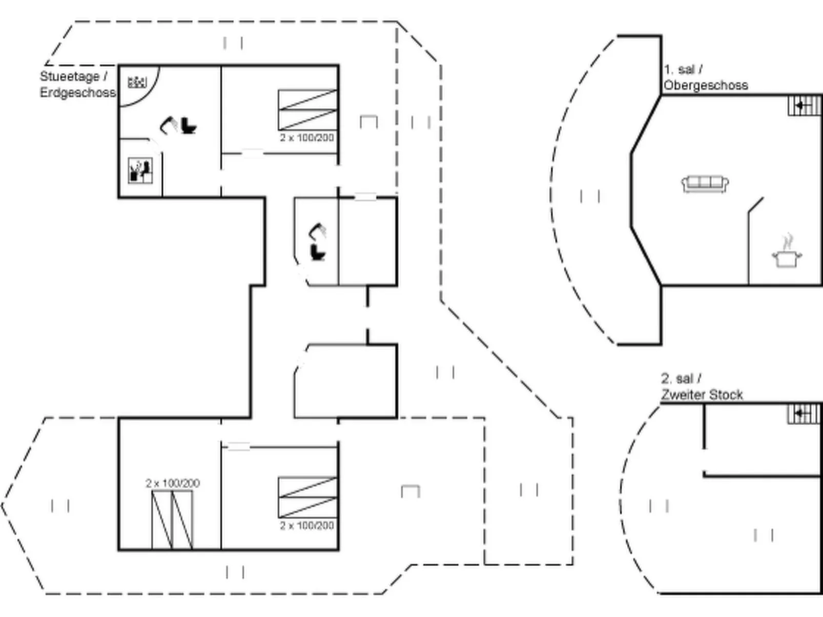 "Solvej" - 120m from the sea-Inside