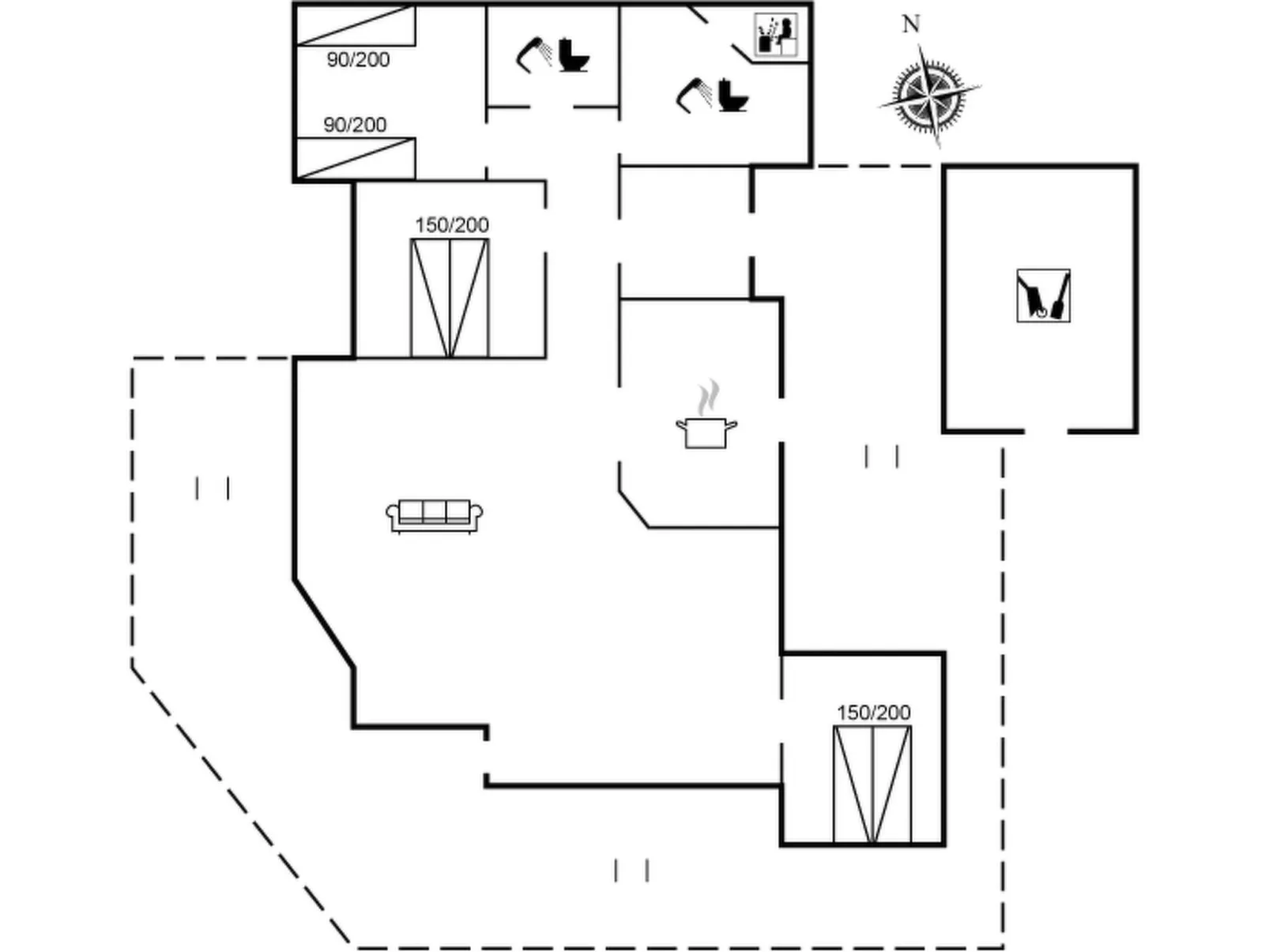 "Ran" - 600m from the sea-Inside