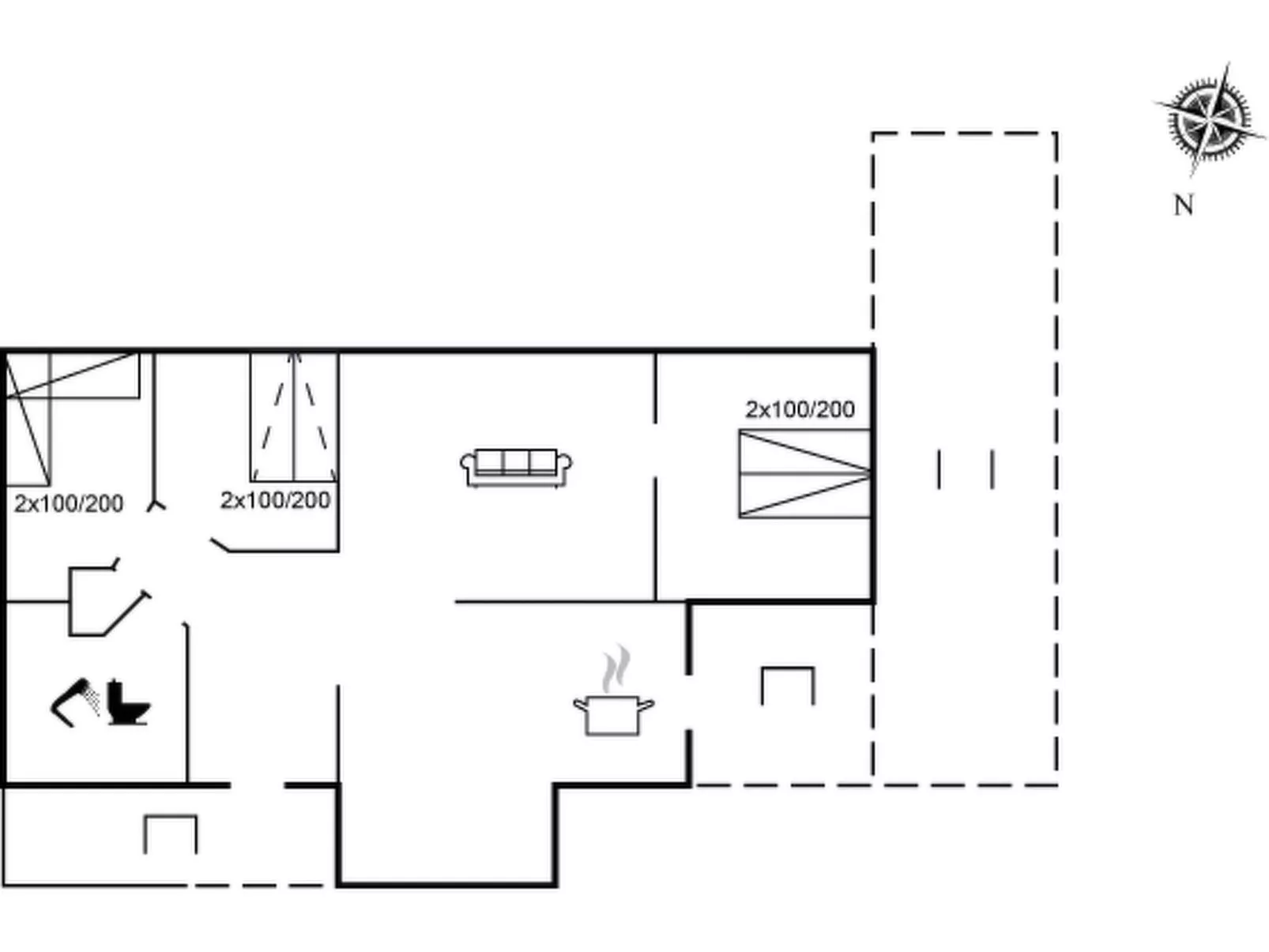 "Syrine" - 300m from the sea-Inside