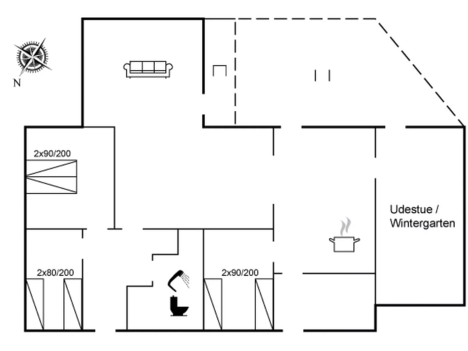 "Maksimilian" - 1.5km from the sea-Inside