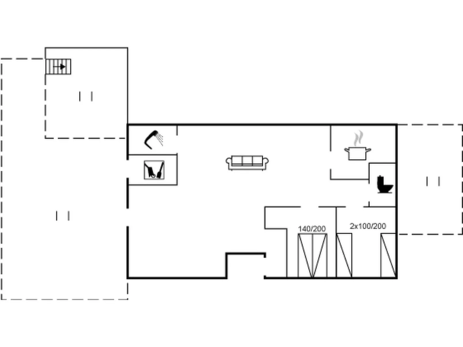 "Asmara" - 200m from the sea-Drinnen