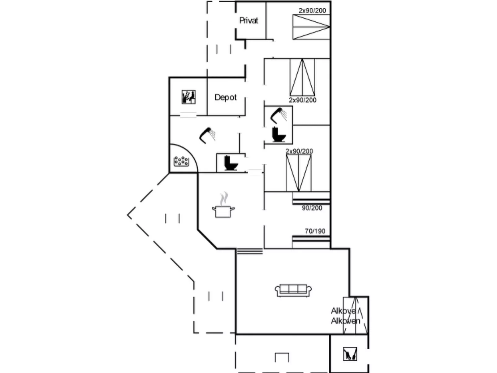 "Adelbrand" - 400m from the sea-Inside