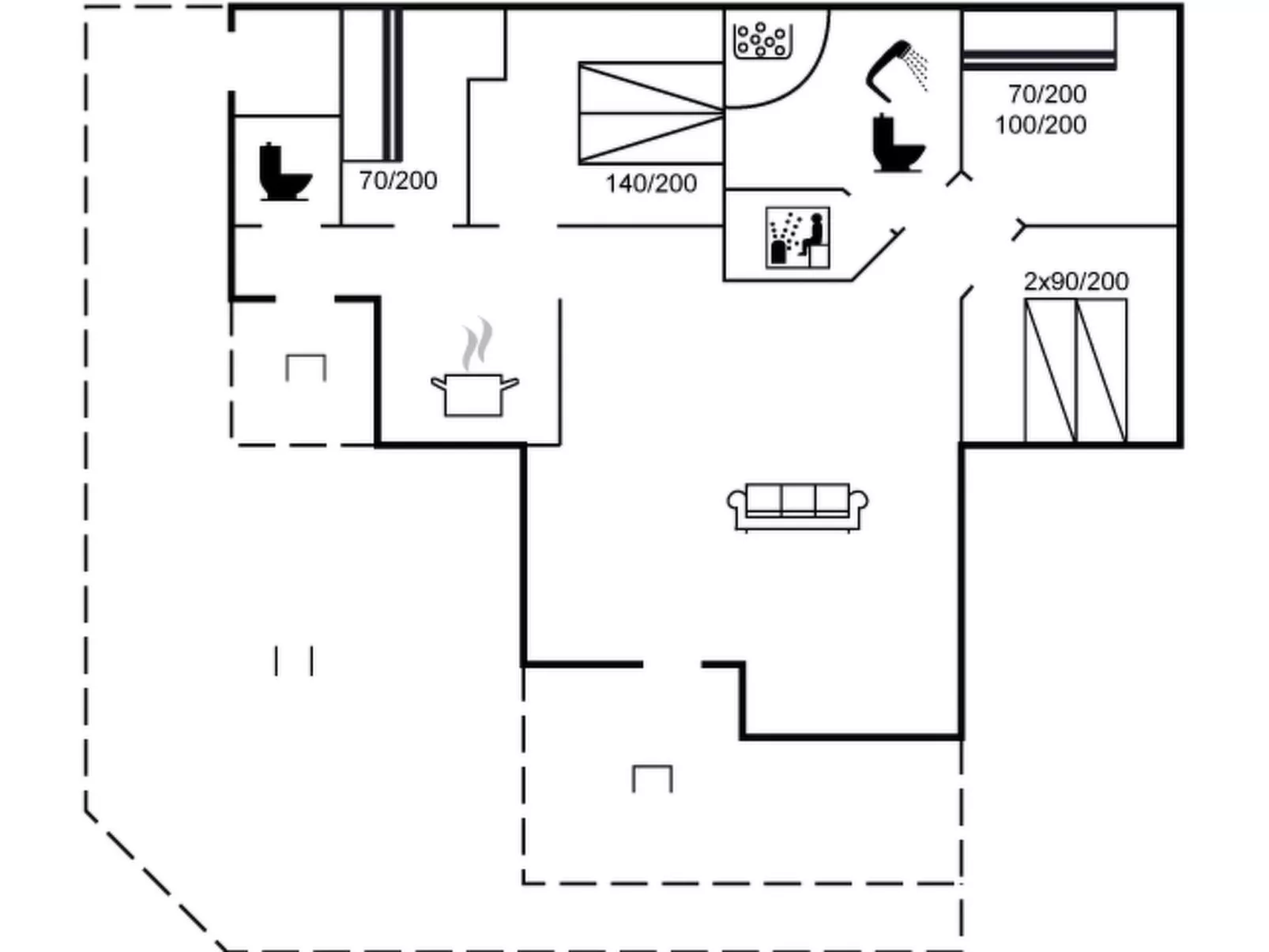 "Elisebeth" - 500m from the sea-Inside