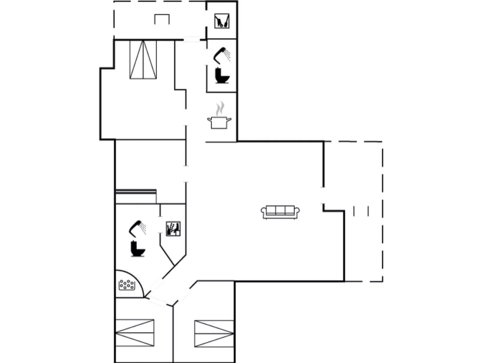 "Sophi" - 425m from the sea-Inside