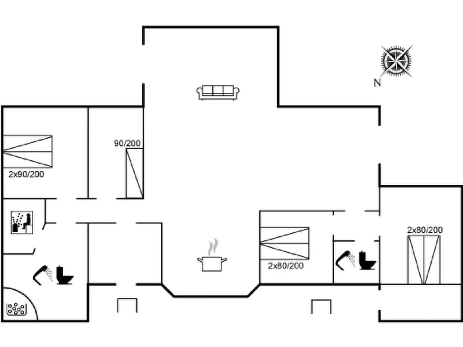 "Ariadne" - 900m from the sea-Inside