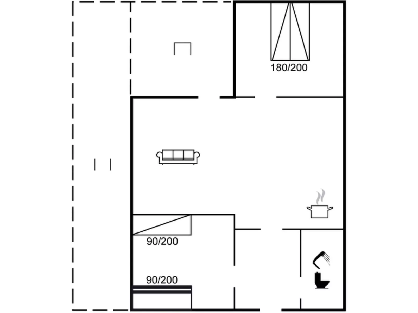 "Nariman" - 650m from the sea-Inside
