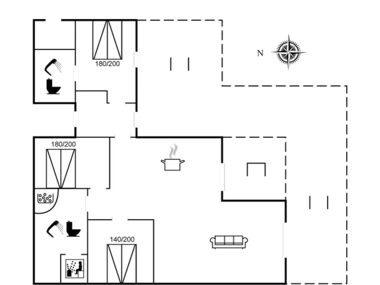 "Miika" - 100m from the sea-Inside
