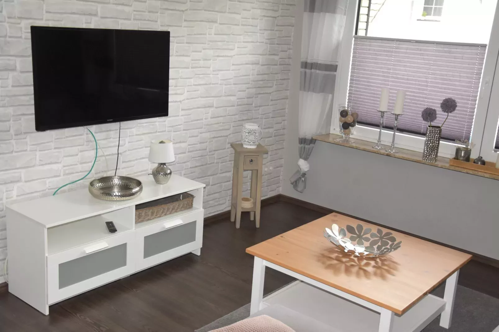 Modern holiday flat with pool in the Harz-Living room