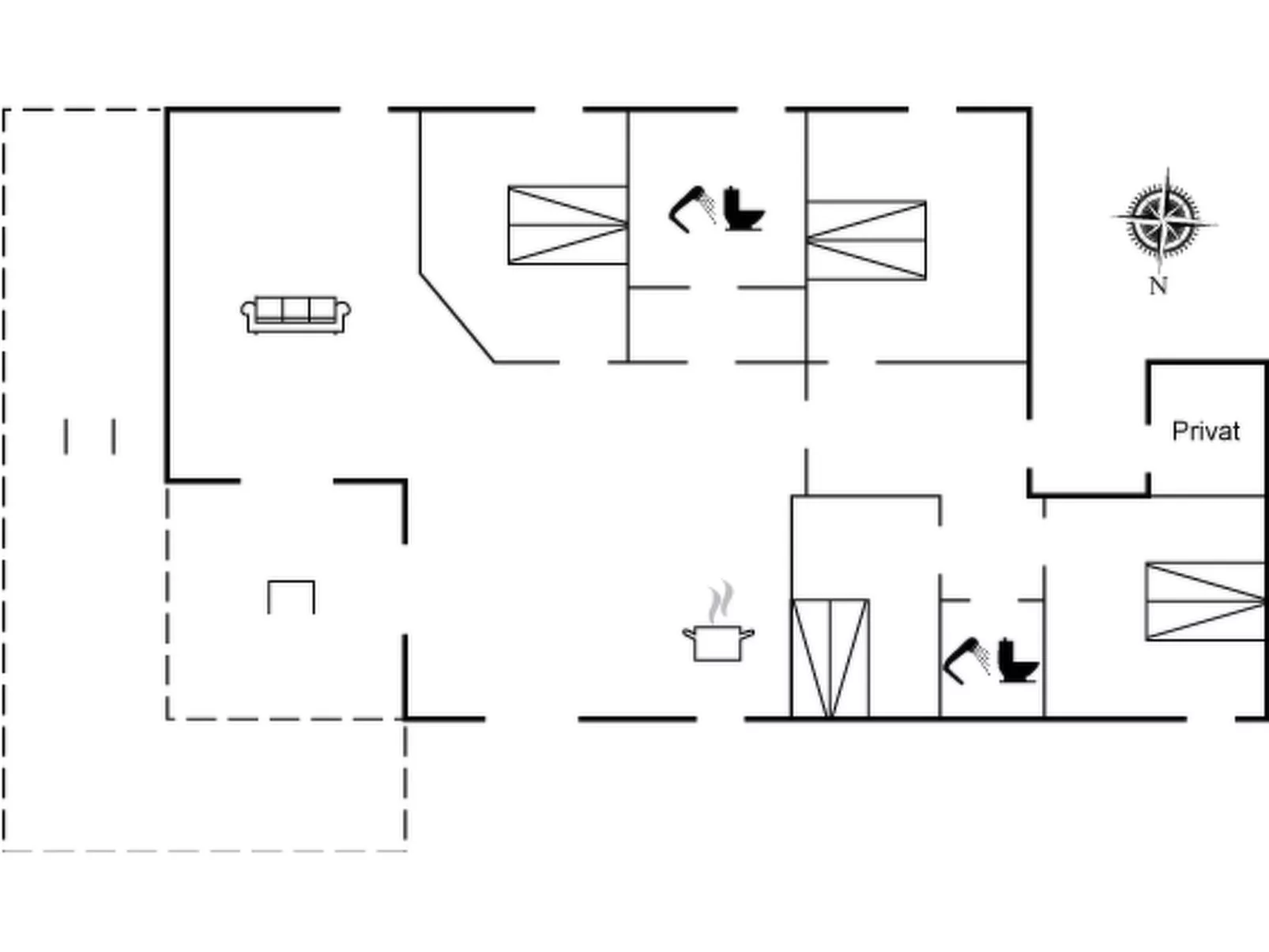 "Ralda" - 590m from the sea-Inside