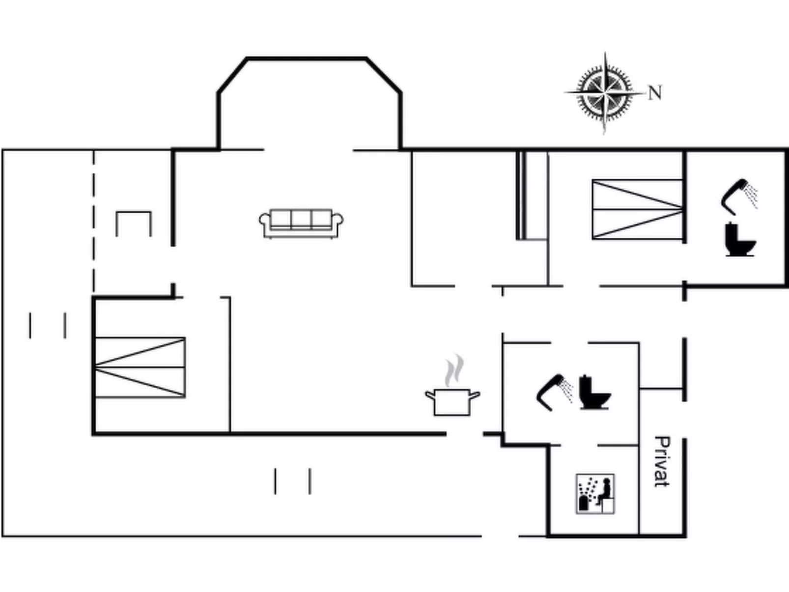 "Gerlis" - 75m from the sea-Inside
